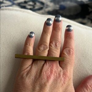 Brass Bar Ring